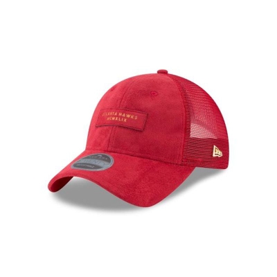 Atlanta Hawks Gorra | New Era NBA Trucker 9twenty Adjustable Cap Mexico - Rojos